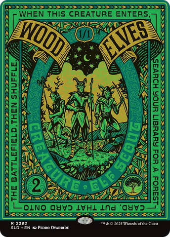 Wood Elves (2280) [Secret Lair Drop Series]