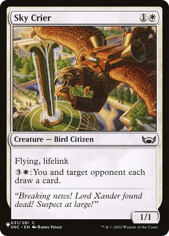 Sky Crier [The List Reprints]