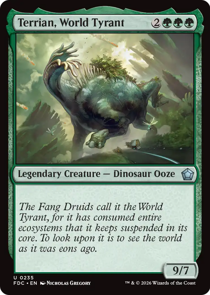 Terrian, World Tyrant [Foundations Commander]