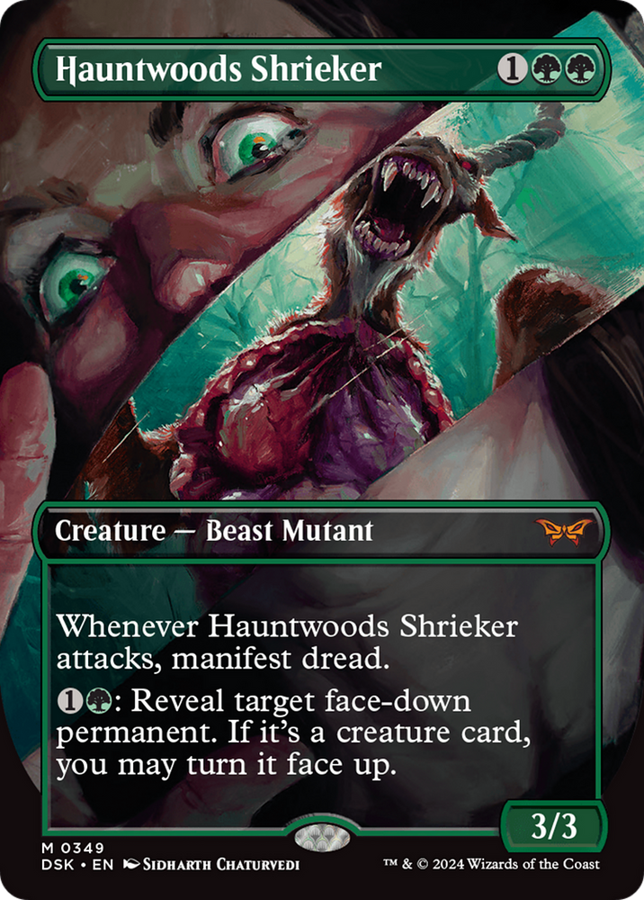 Hauntwoods Shrieker (Borderless) [Duskmourn: House of Horror]