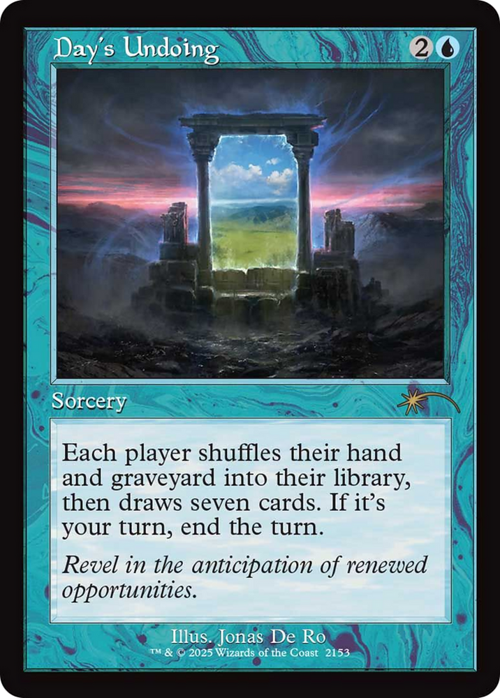 Day's Undoing (Retro Frame) [Secret Lair Drop Series]