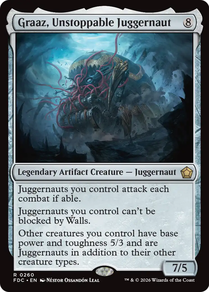 Graaz, Unstoppable Juggernaut [Foundations Commander]