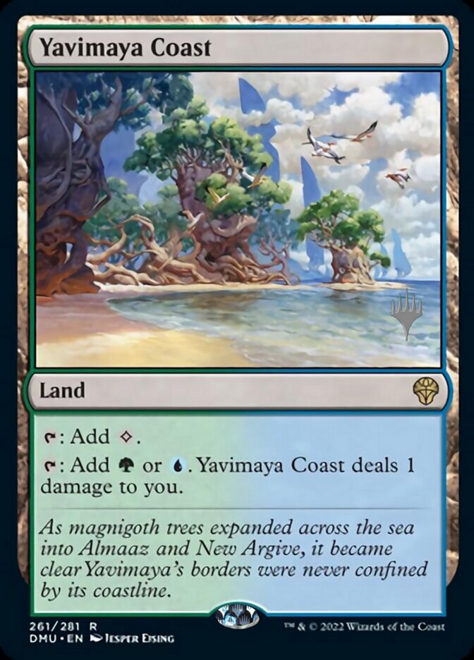 Yavimaya Coast (Promo Pack) [Dominaria United Promos]