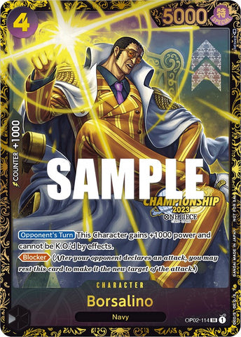 Borsalino (Championship 2023) [One Piece Promotion Cards]