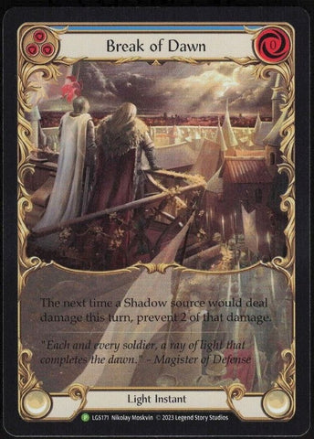 Break of Dawn (Blue) [LGS171] (Promo)  Rainbow Foil