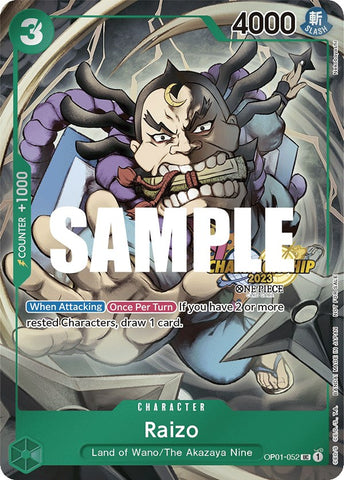 Raizo (CS 2023 Event Pack) [One Piece Promotion Cards]