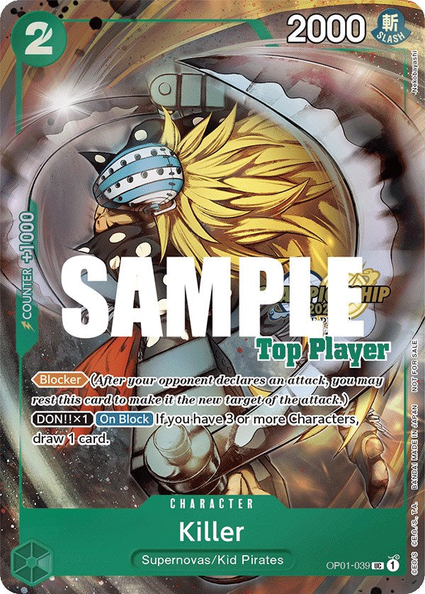 Killer (CS 2023 Top Players Pack) [One Piece Promotion Cards]