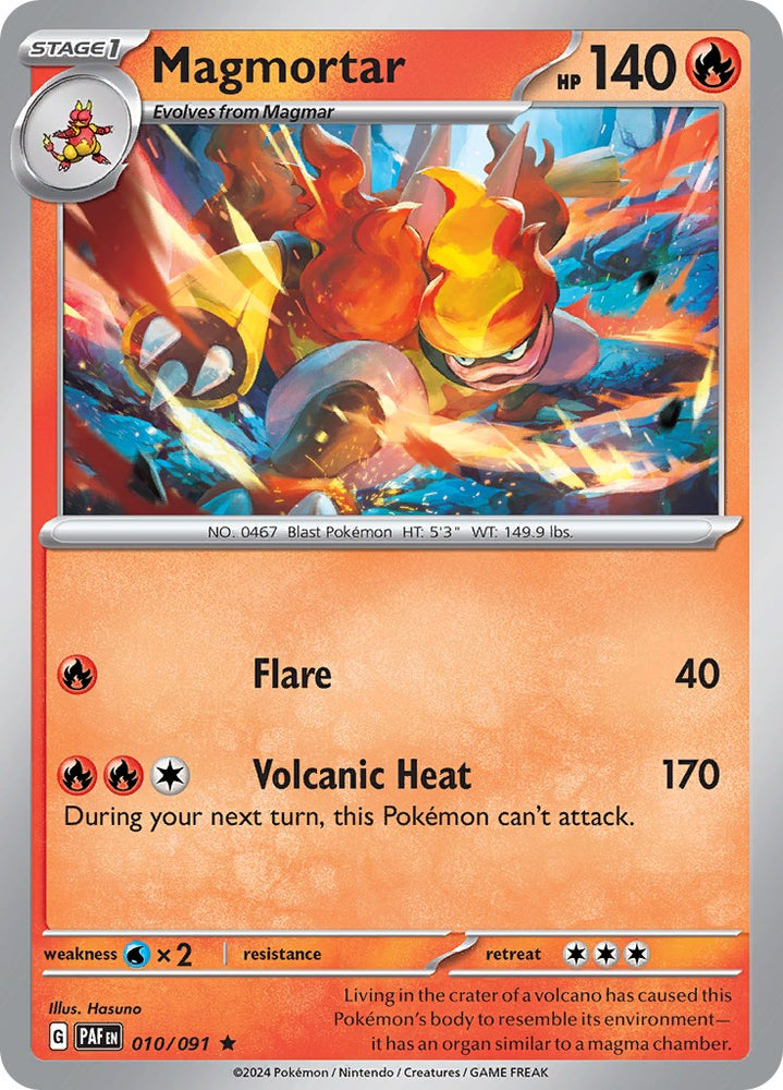 Magmortar (010/091) [Scarlet & Violet: Paldean Fates]