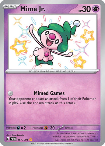 Mime Jr. (157/091) [Scarlet & Violet: Paldean Fates]