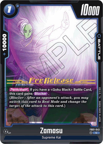 Zamasu (FB01-043) [Awakened Pulse Pre-Release Cards]