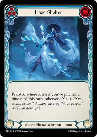 Haze Shelter (Blue) [MST039] (Part the Mistveil)  Rainbow Foil