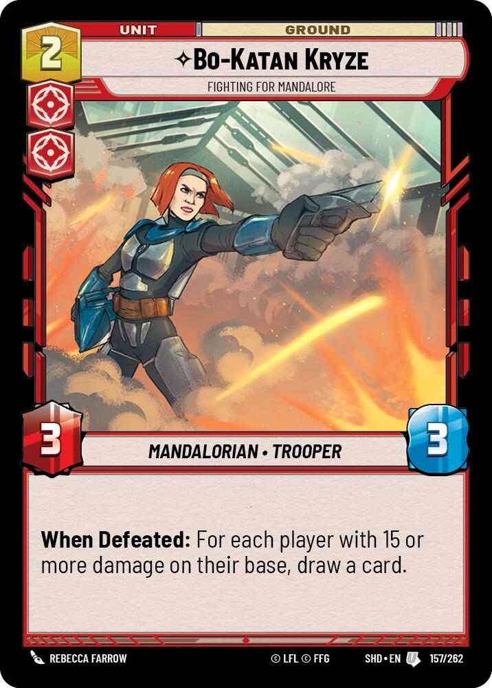 Bo-Katan Kryze - Fighting For Mandalore (157/262) (157/262) [Shadows of the Galaxy]