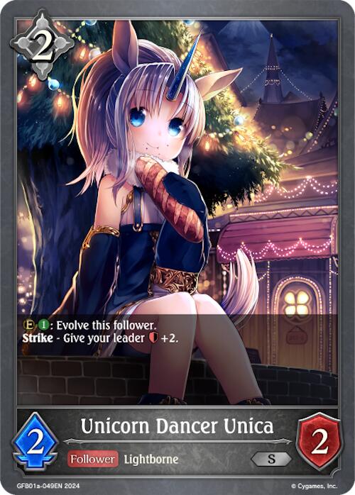 Unicorn Dancer Unica (GFB01a-049EN) [Gloryfinder Bundle 01: Guide to Glory]