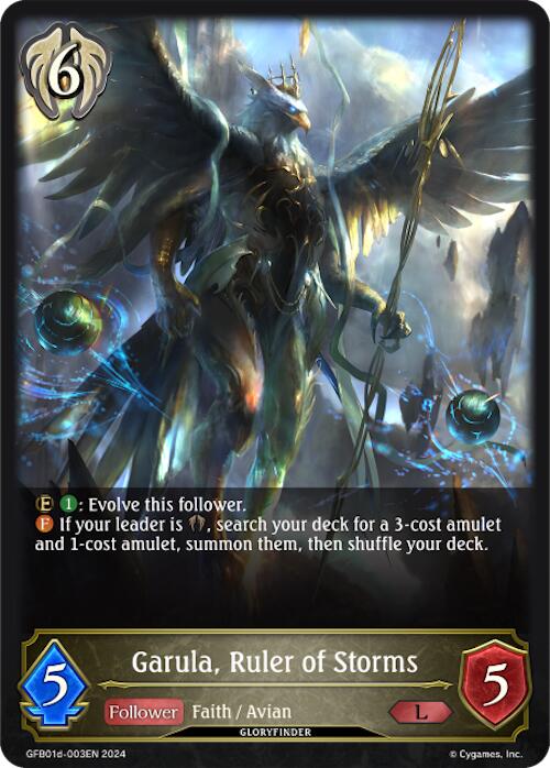 Garula, Ruler of Storms (GFB01d-003EN) [Gloryfinder Bundle 01: Guide to Glory]