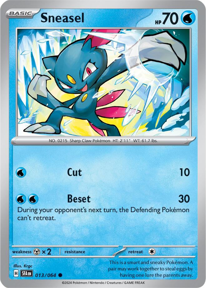 Sneasel (013/064) [Scarlet & Violet: Shrouded Fable]