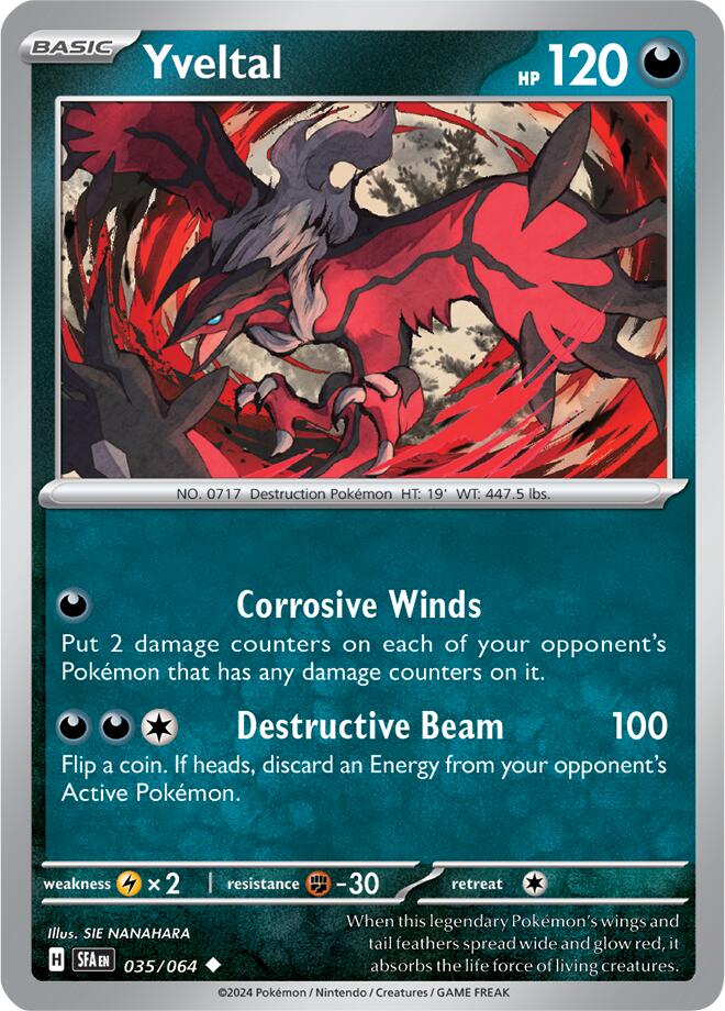 Yveltal (035/064) [Scarlet & Violet: Shrouded Fable]