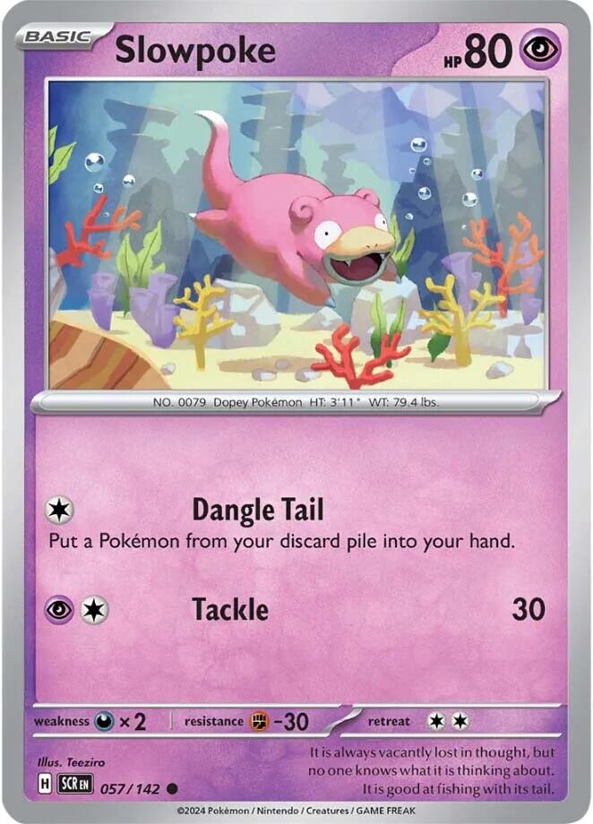 Slowpoke (057/142) [Scarlet & Violet: Stellar Crown]