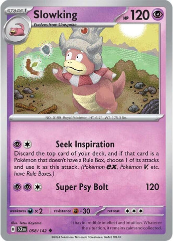 Slowking (058/142) [Scarlet & Violet: Stellar Crown]