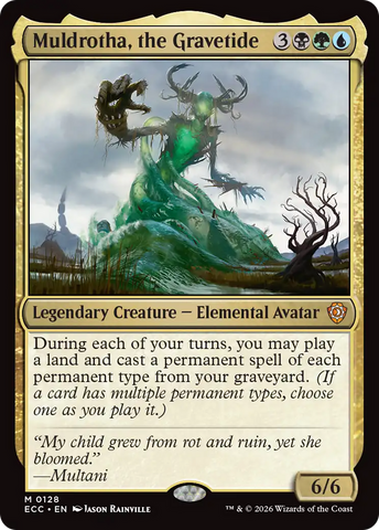 Muldrotha, the Gravetide [Lorwyn Eclipsed Commander]