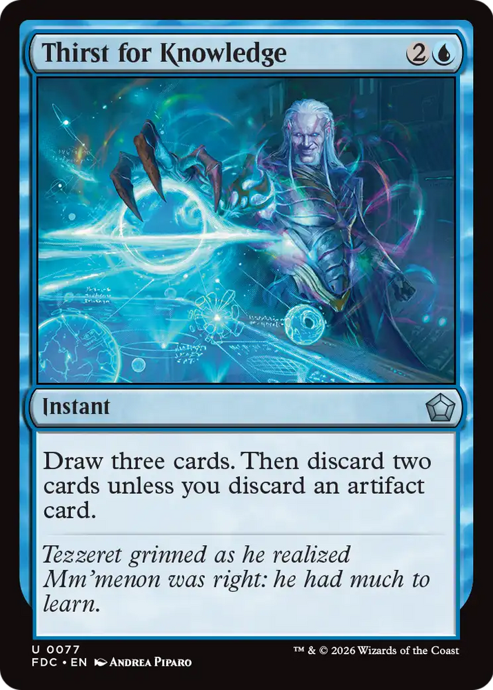 Thirst for Knowledge [Foundations Commander]
