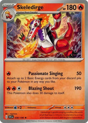 Skeledirge (038/198) (Theme Deck Exclusive) [Scarlet & Violet: Base Set]