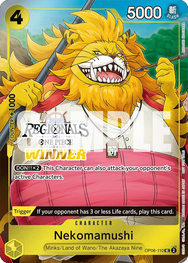 Nekomamushi (Online Regional 2024 Vol. 3) [Winner] [One Piece Promotion Cards]