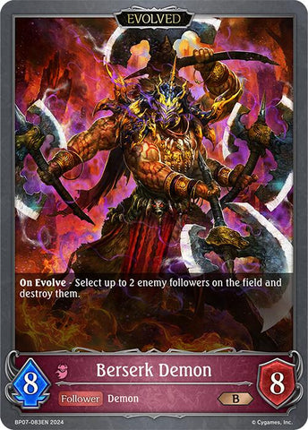 Berserk Demon (Evolved) (BP07-083EN) [Verdant Steel]
