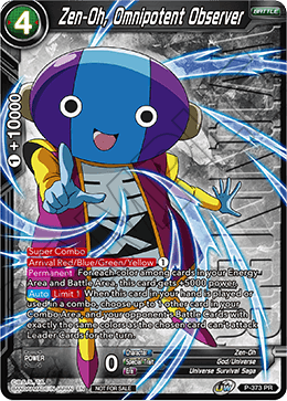 Zen-Oh, Omnipotent Observer (Unison Warrior Series Boost Tournament Pack Vol. 7 - Winner) (P-373) [Tournament Promotion Cards]