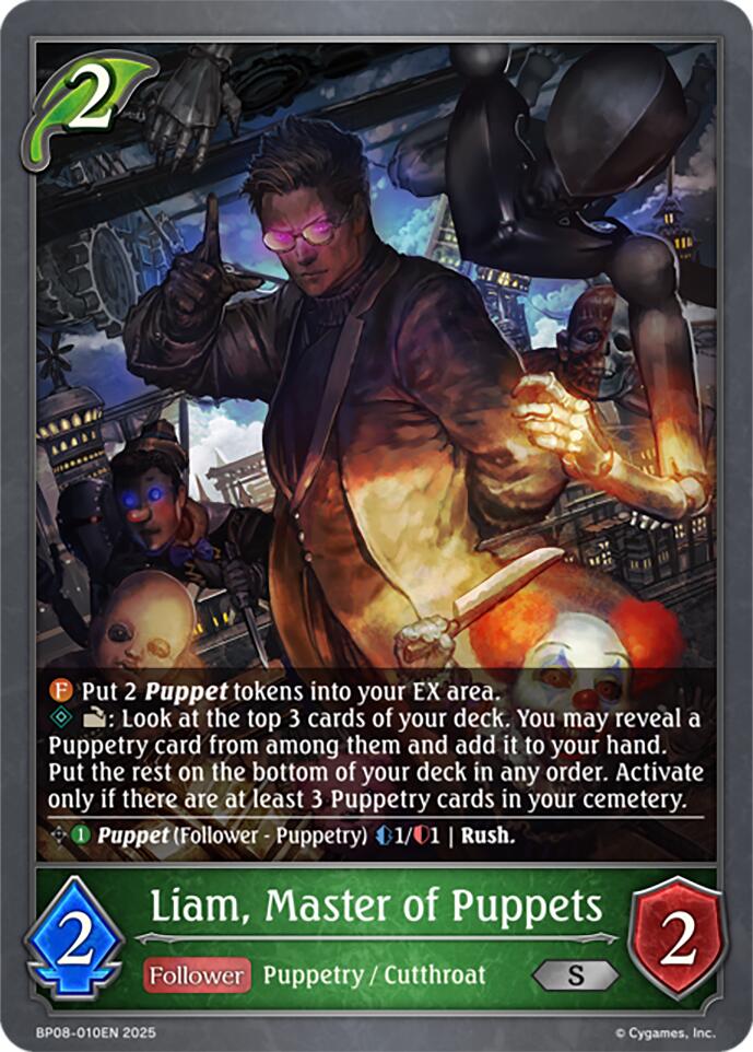 Liam, Master of Puppets (BP08-010EN) [Alterchaotica]