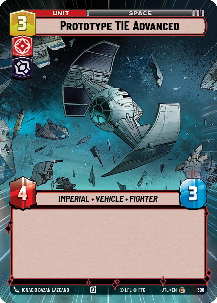 Prototype TIE Advanced (398) (Hyperspace) (398) [Jump to Lightspeed]