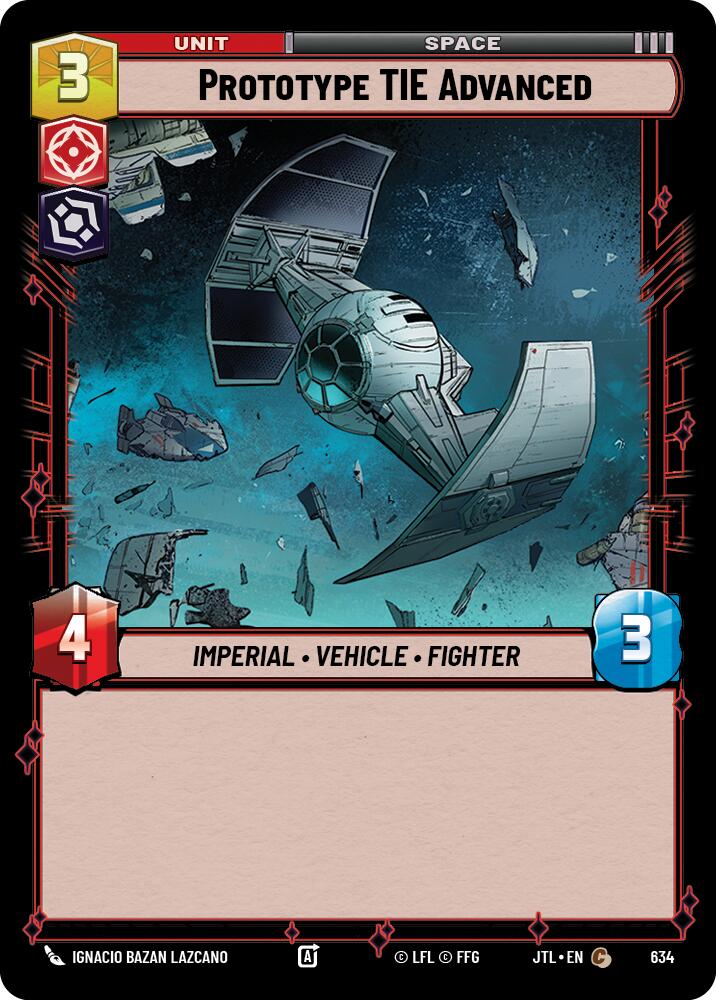 Prototype TIE Advanced (634) (634) [Jump to Lightspeed]