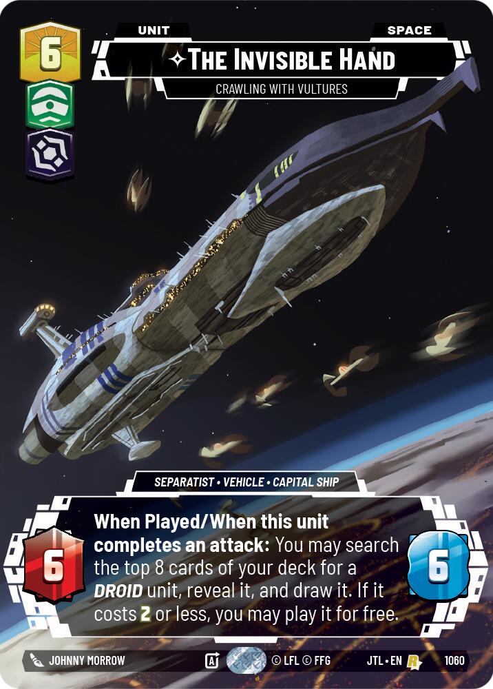 The Invisible Hand - Crawling With Vultures (1060) (Prestige Foil) (1060) [Jump to Lightspeed]