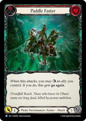 Paddle Faster [SEA054] (High Seas)  Rainbow Foil