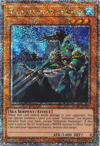 Atlantean Marksman [RA04-EN009] Quarter Century Secret Rare
