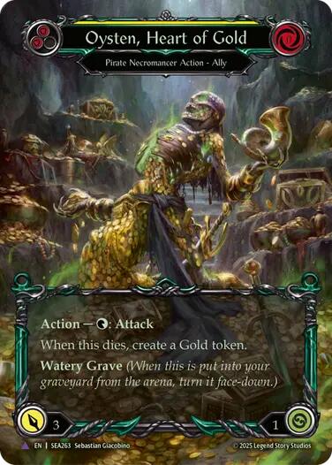 Oysten, Heart of Gold [SEA263] (High Seas)  Cold Foil