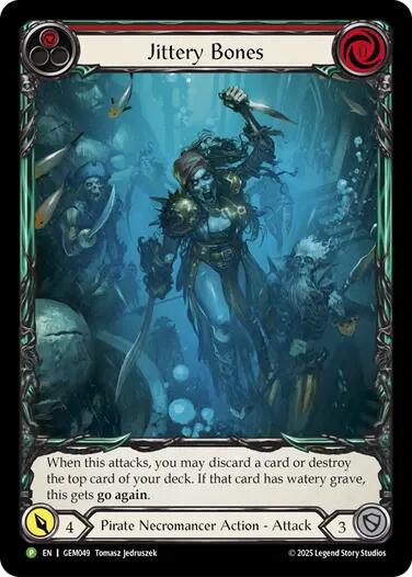 Jittery Bones (Red) [GEM049] (GEM Pack 2)