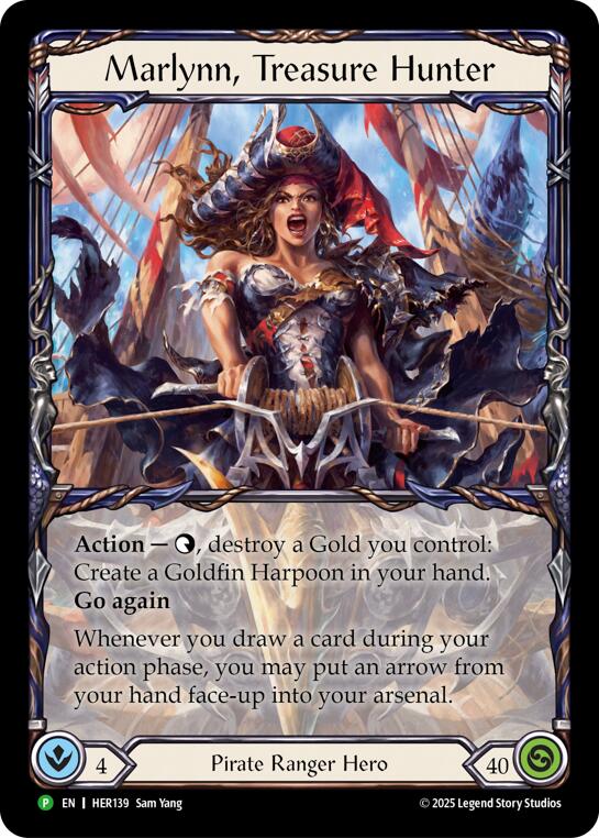 Marlynn, Treasure Hunter [HER139] (Promo)  Rainbow Foil