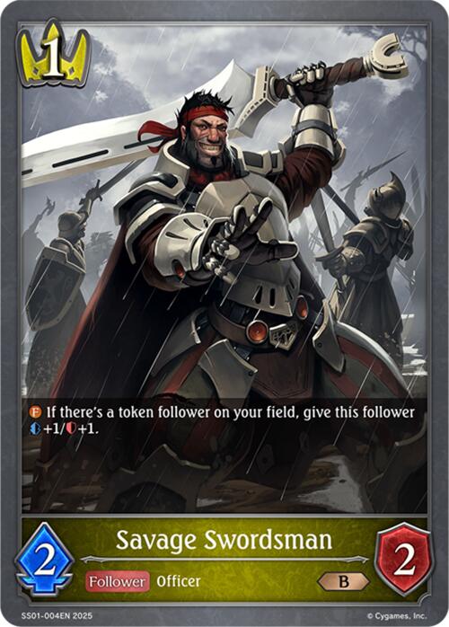 Savage Swordsman (SS01-004EN) [Worlds Beyond (Swordcraft)]