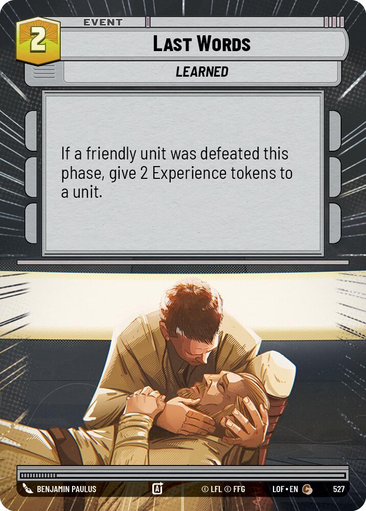 Last Words (527) (Hyperspace) (527) [Legends of the Force]