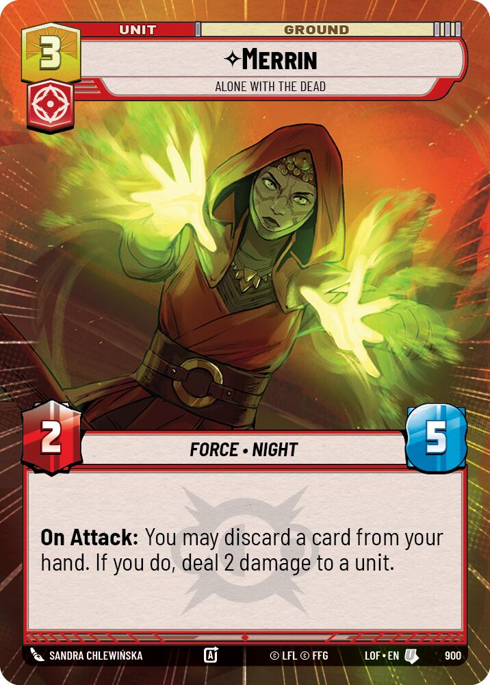 Merrin - Alone with the Dead (900) (Hyperspace Foil) (900) [Legends of the Force]