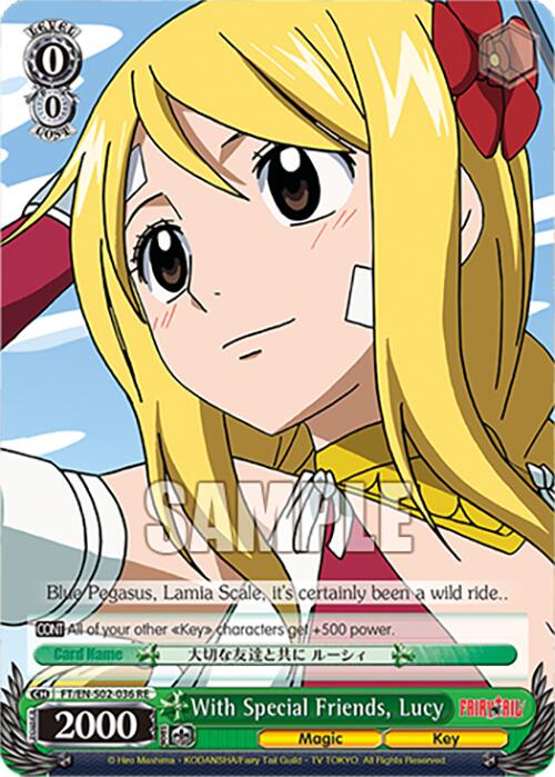 With Special Friends, Lucy (FT/EN-S02-036 U RE) [Fairy Tail Chronicle Set]