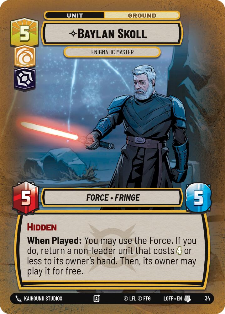 Baylan Skoll - Enigmatic Master (34) (34) [Legends of the Force: Weekly Play]