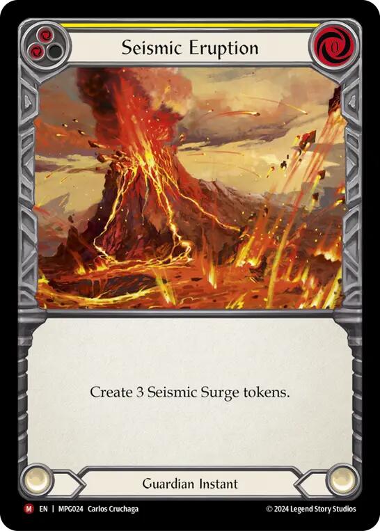 Seismic Eruption [MPG024] (Mastery Pack Guardian)  Rainbow Foil
