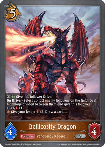 Bellicosity Dragon (CP03-071EN) [Cardfight!! Vanguard]