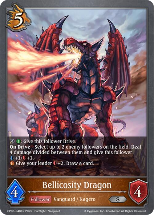 Bellicosity Dragon - P48EN (Foil) (CP03-P48EN) [Cardfight!! Vanguard]