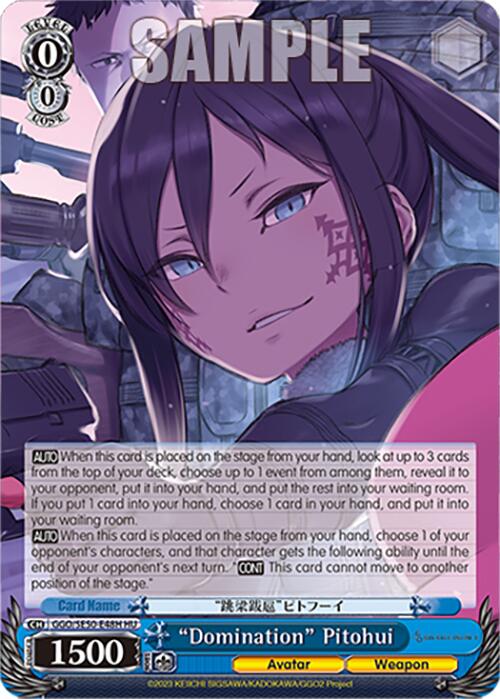 "Domination" Pitohui (GGO/SE50-E48H HC) [SAO Alternative–Gun Gale Online–2 Premium Booster]