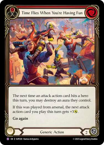 Time Flies When You're Having Fun [SUP220] (Super Slam)  Rainbow Foil