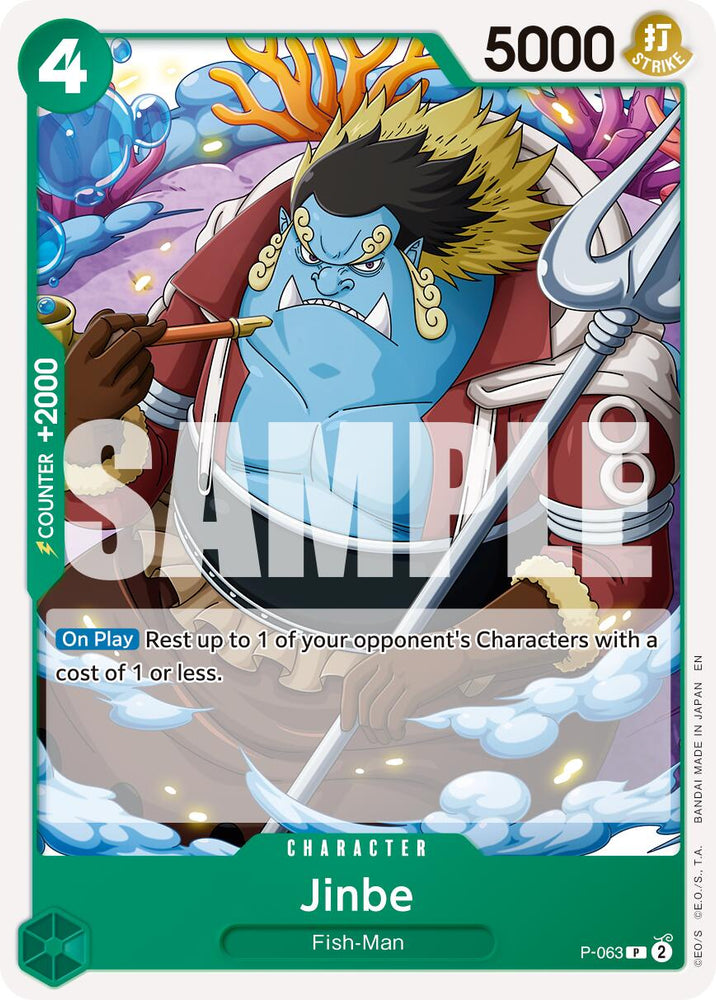 Jinbe (P-063) (Reprint) [Premium Booster -The Best- Vol. 2]