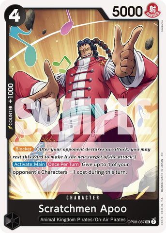 Scratchmen Apoo (OP08-087) (Reprint) [Premium Booster -The Best- Vol. 2]