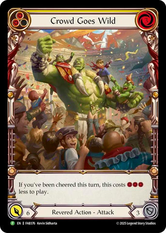 Crowd Goes Wild (Cold Foil) [FAB376] (Promo)  Cold Foil